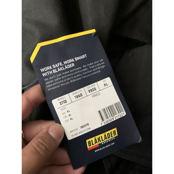 NWT - Black Blaklader Work Tool Vest / Belt with Multi Pockets Size XL - Picture 8 of 8